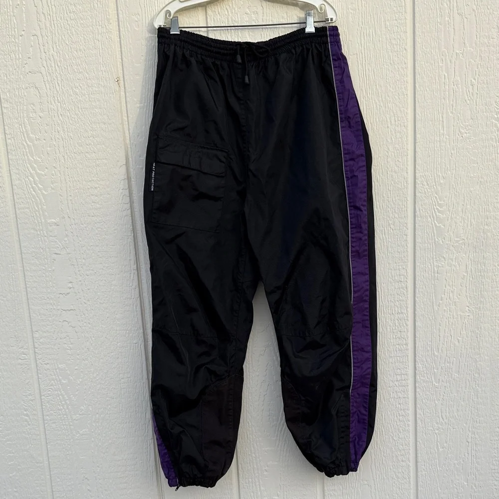 Xelement Mens Sz XL Advanced Motorcycle Gear Heat Protection Pants Black Purple